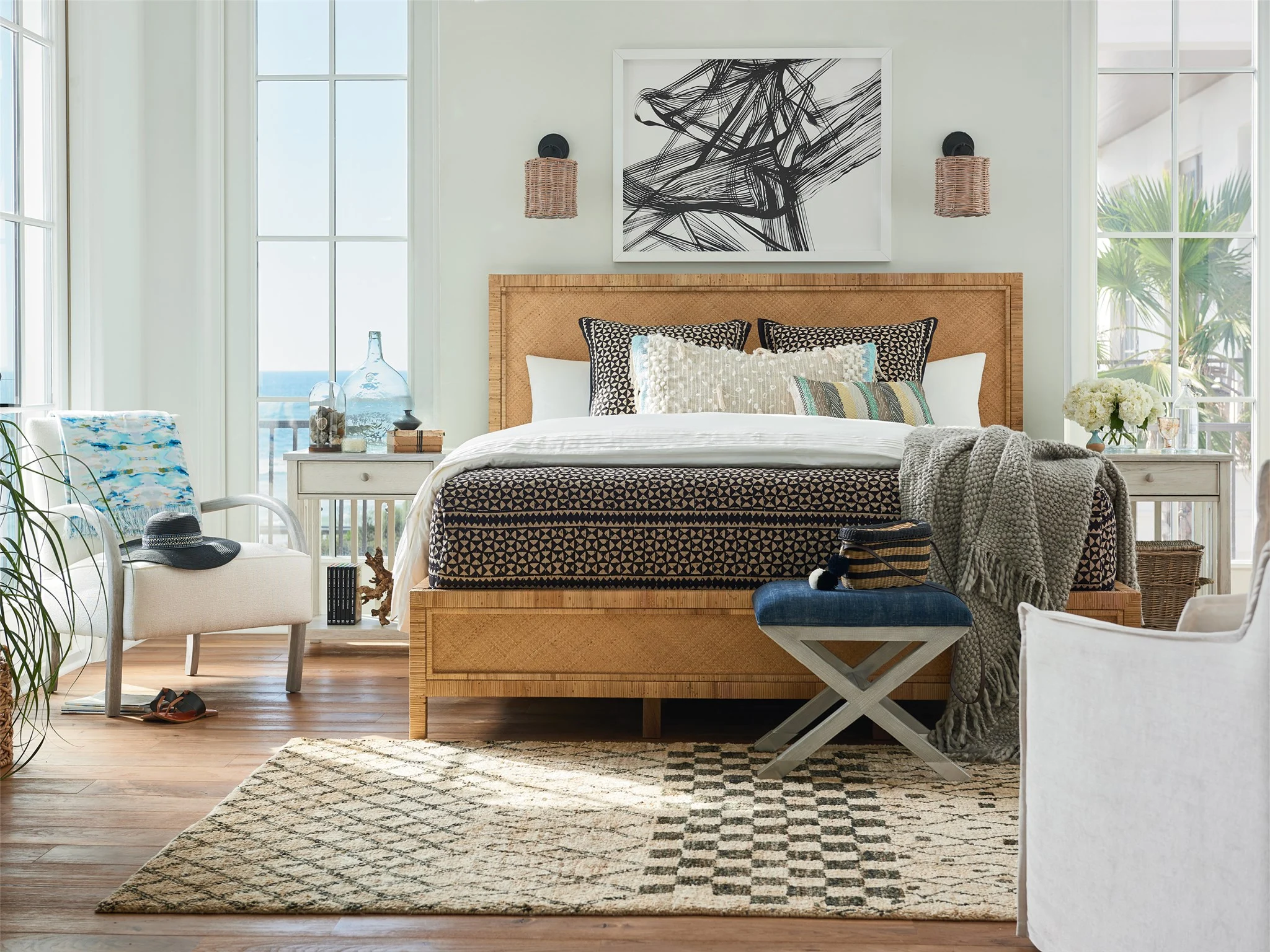 ESCAPE-COASTAL LIVING LONG KEY QUEEN BED - Image 3