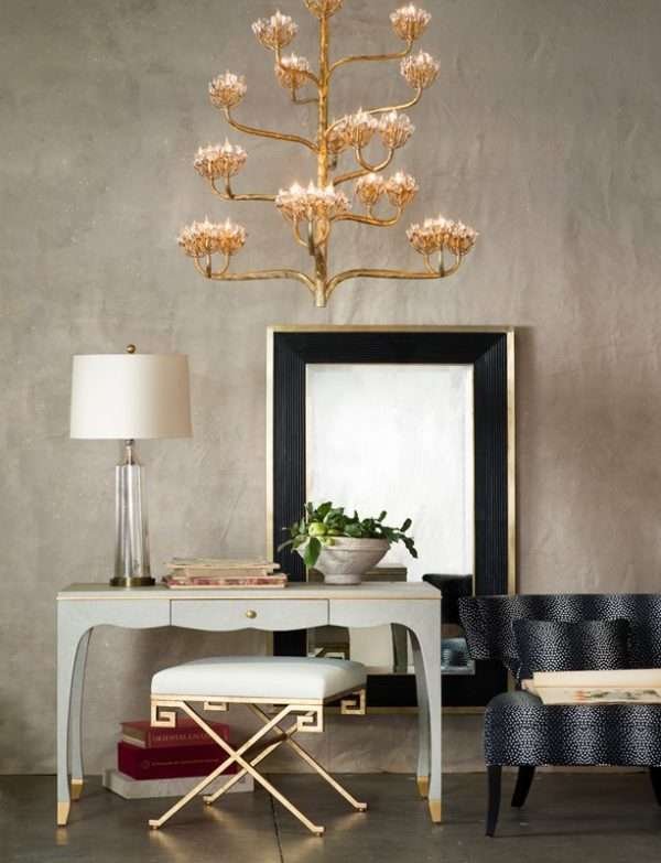 Agavé Americana Gold Chandelier - Image 4