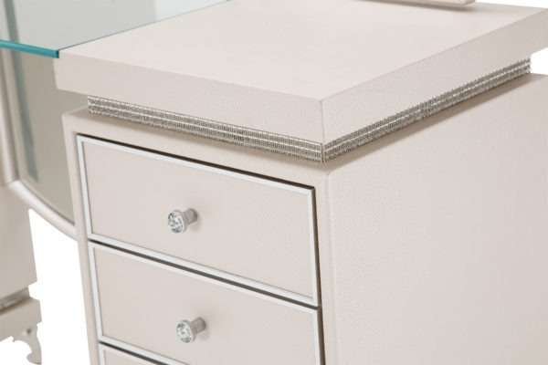 GLIMMERING HEIGHTS  Vanity Desk, Mirror & Bench - Image 3