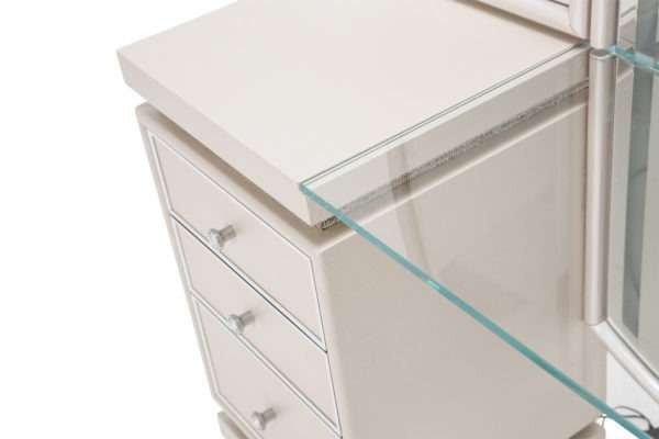 GLIMMERING HEIGHTS  Vanity Desk, Mirror & Bench - Image 4