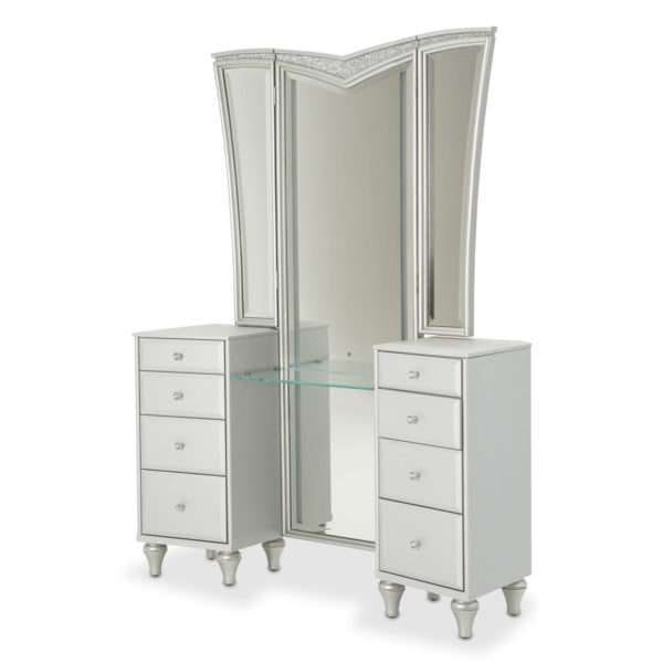 MELROSE PLAZA  Vanity Desk & Mirror - Image 2