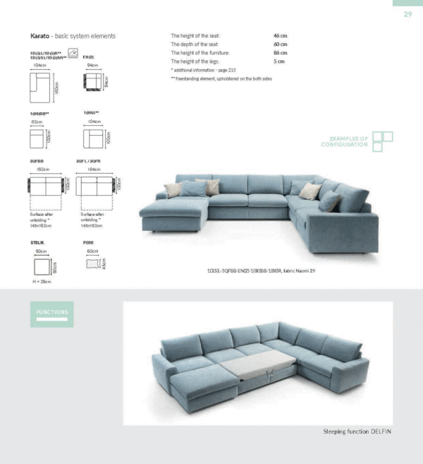 Karato Sectional w/Bed and Storage - Image 4
