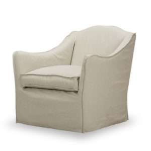 KEITH SLIPCOVER SWIVEL CHAIR