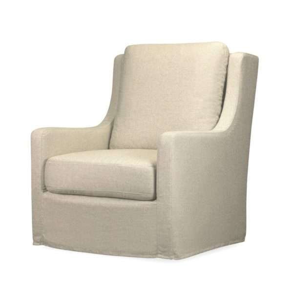 MYLES SLIPCOVER SWIVEL CHAIR – WINDFIELD NATURAL