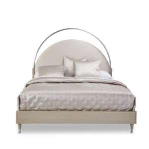 ECLIPSE King Upholstered Bed W/Lights
