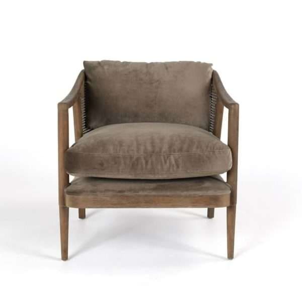Cody Accent Chair Taupe - Image 4