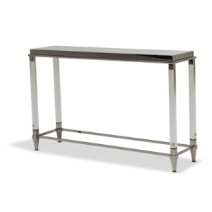 STATE ST. Console Table W/Glass Top