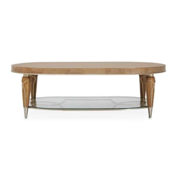 VILLA CHERIE - CARAMEL  Oval Cocktail Table - Image 2