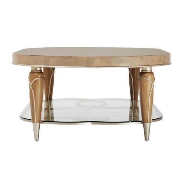 VILLA CHERIE - CARAMEL  Oval Cocktail Table - Image 3