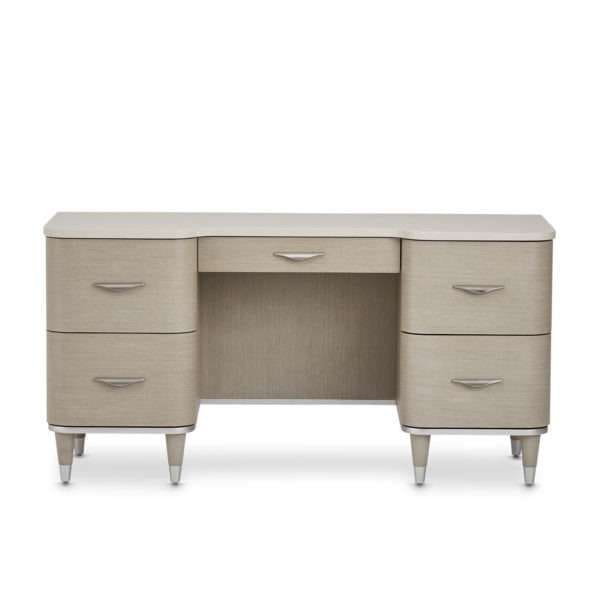ECLIPSE  Vanity Desk Mirror & Stool - Image 2