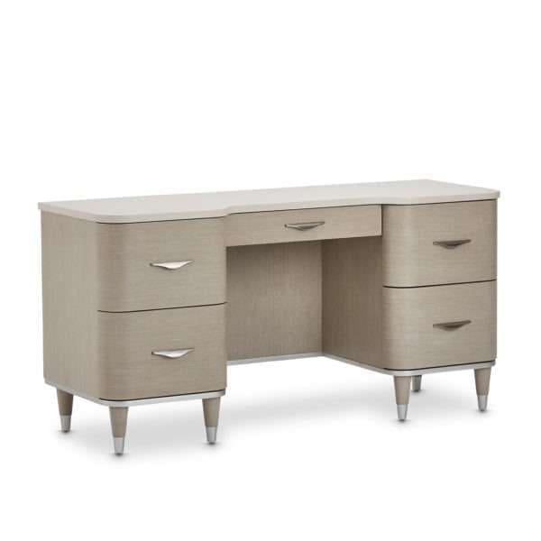 ECLIPSE  Vanity Desk Mirror & Stool - Image 3