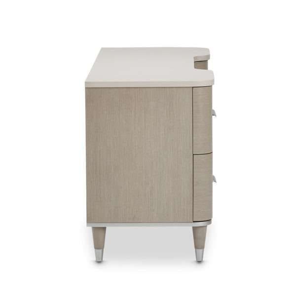 ECLIPSE  Vanity Desk Mirror & Stool - Image 4