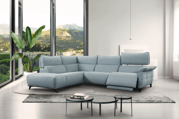 Leno Sectional Left w/Electric Recliner
