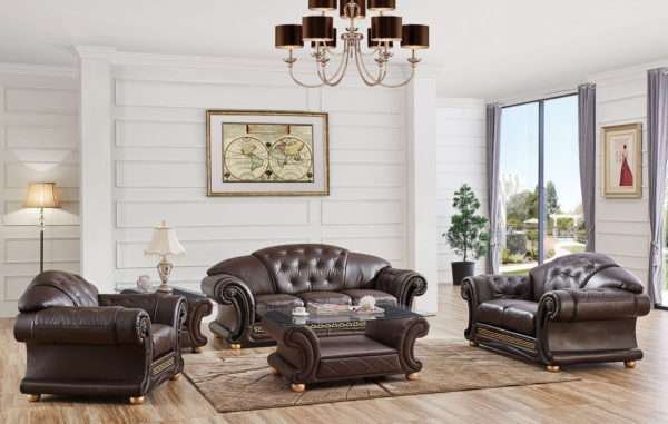 Apolo Leather Sofa (4 Color Options) - Image 16