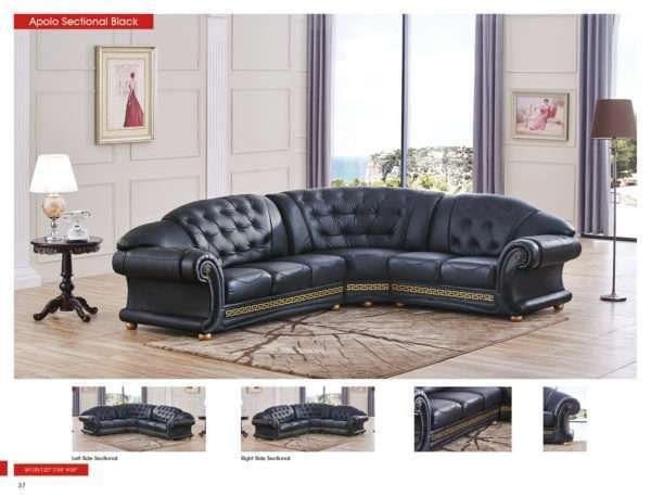 Apolo Sectional (4 Leather Color Options) - Image 31