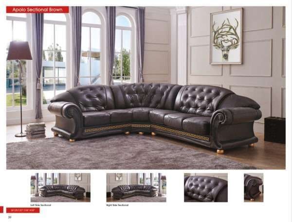 Apolo Sectional (4 Leather Color Options) - Image 24