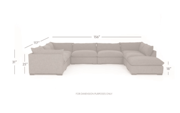 WESTWOOD 7-PC SECTIONAL (2 COLORS) - Image 3