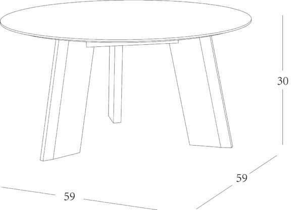 Modern Fin Dining Table - Image 6
