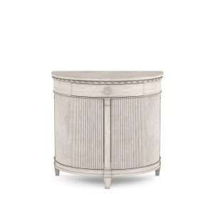 SOMERTON-DEMILUNE ACCENT CABINET