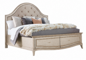 STARLITE KING UPH. PANEL BED W/STORAGE