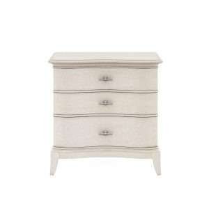 STARLITE IVORY-3 DRAWER NIGHTSTAND