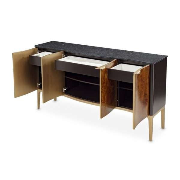 MALIBU CREST CROTCH MAHOGANY  Sideboard - Image 3
