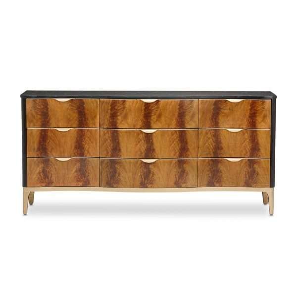 MALIBU CREST CROTCH MAHOGANY Dresser