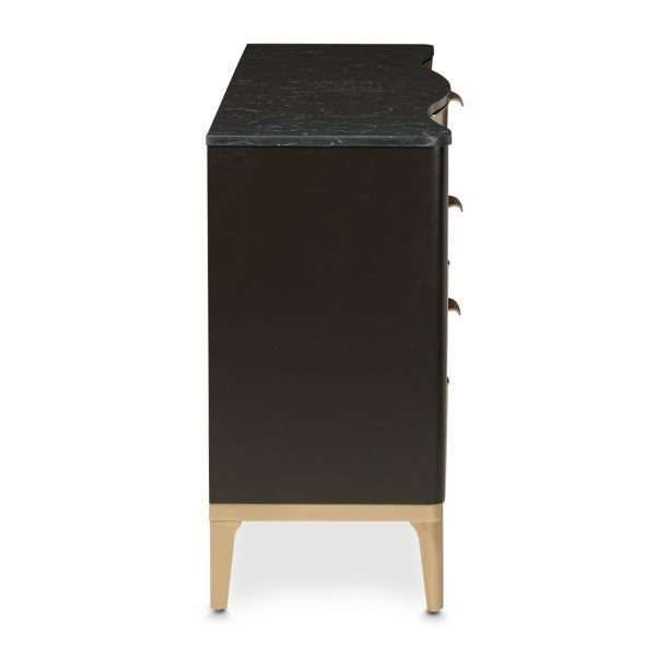 MALIBU CREST CROTCH MAHOGANY Dresser - Image 4