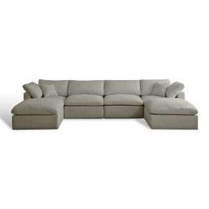 SANDBAR 6PC SECTIONAL IN GREY LINEN