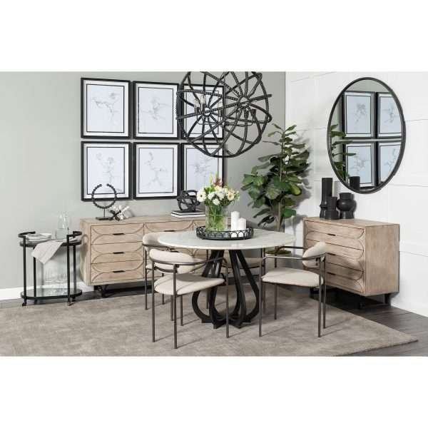 Laurent 48" Round Table (2 Base options) - Image 7
