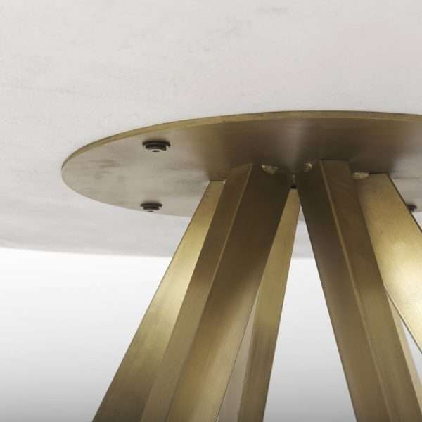 Laurent 48" Round Table (2 Base options) - Image 9