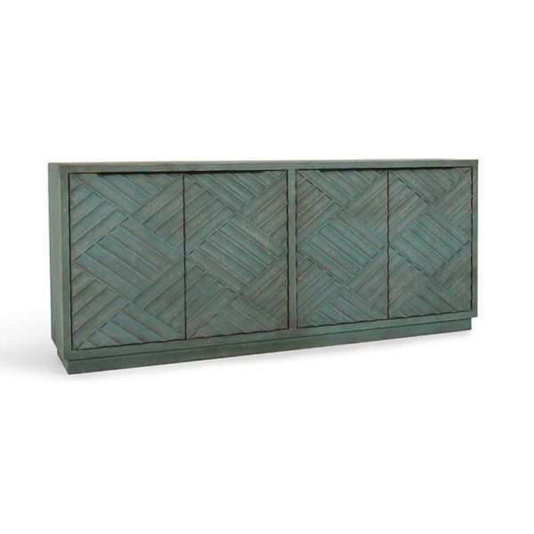 Mateo 4Dr Sideboard Antique Blue - Image 2