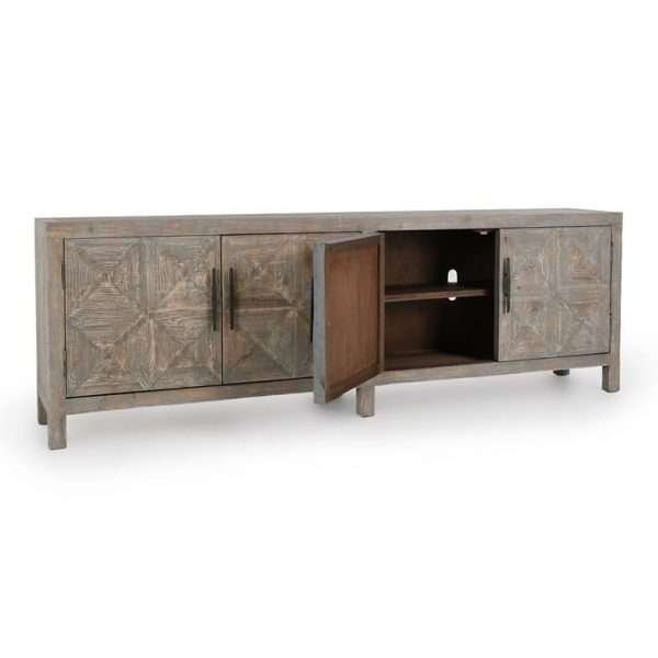 Elani 4Dr Sideboard Antique Blue - Image 4