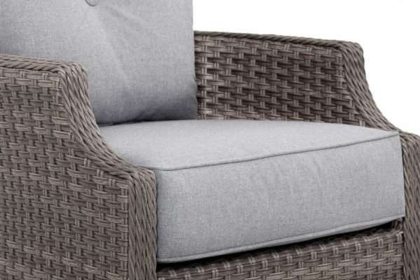 Tenaya 5-Piece Firepit Set with Swivel Rocking Chairs - Image 4