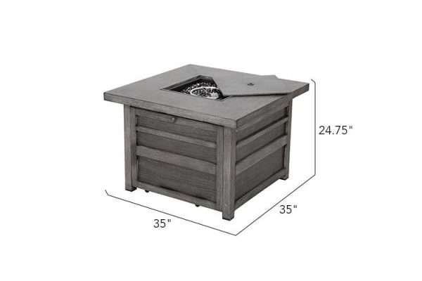 Walsh 4-Piece Aluminum Firepit Sofa Set - Image 6