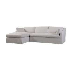 DUNE SLIPCOVERED SECTIONAL LAF CHAISE/RAF LOVESEAT