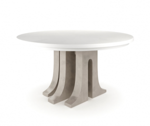 Aqueduct Dining Table - 007 Lino Bianco