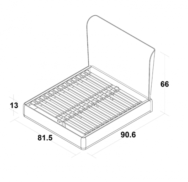 Continental King Bed (3 Finishes) - Image 26
