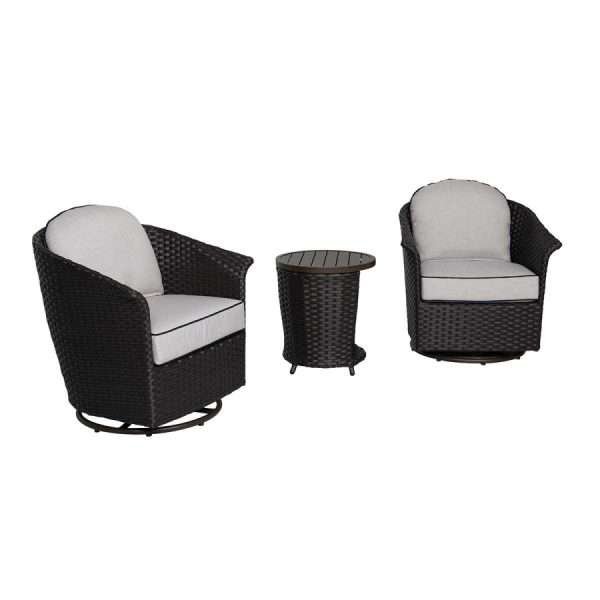 Wheeler 3-Piece Wicker Balcony Set - Image 2
