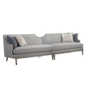 HARPER 2PC 138 INCH VINTAGE BLUE SOFA