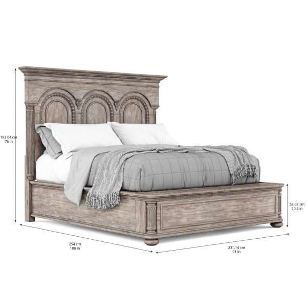 ETIENNE KING PANEL BED - Image 3