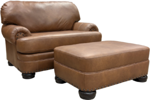 3620L MAYO LEATHER CHAIR & HALF