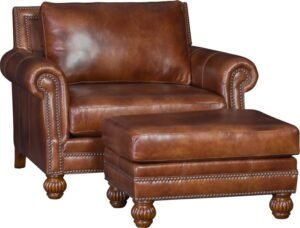 4300L MAYO LEATHER CHAIR & HALF