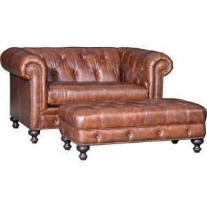 8888L MAYO LEATHER CHAIR & HALF
