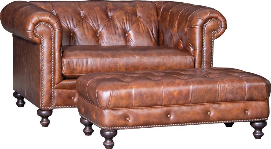 8888L MAYO LEATHER CHAIR & HALF