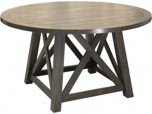 PORTFOLIO DARK OAK 54" ROUND TABLE