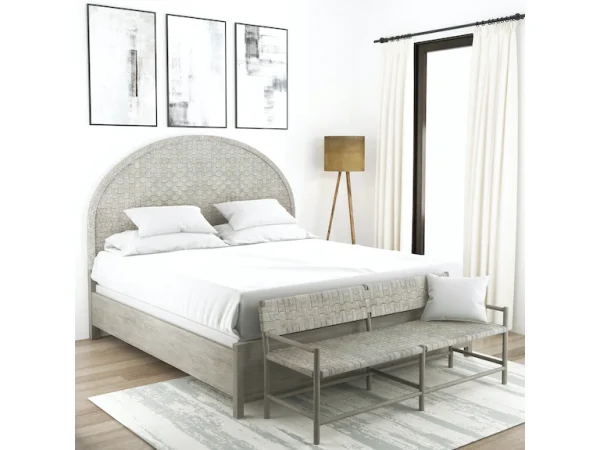 BASKET WEAVE WOVEN KING BED - Image 3