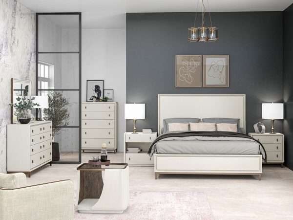 BLANC KING PANEL BED - Image 3