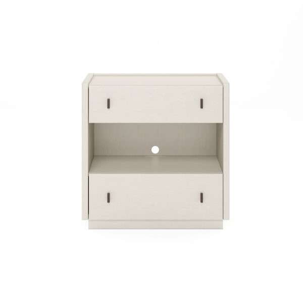 BLANC 2 DRAWER NIGHTSTAND