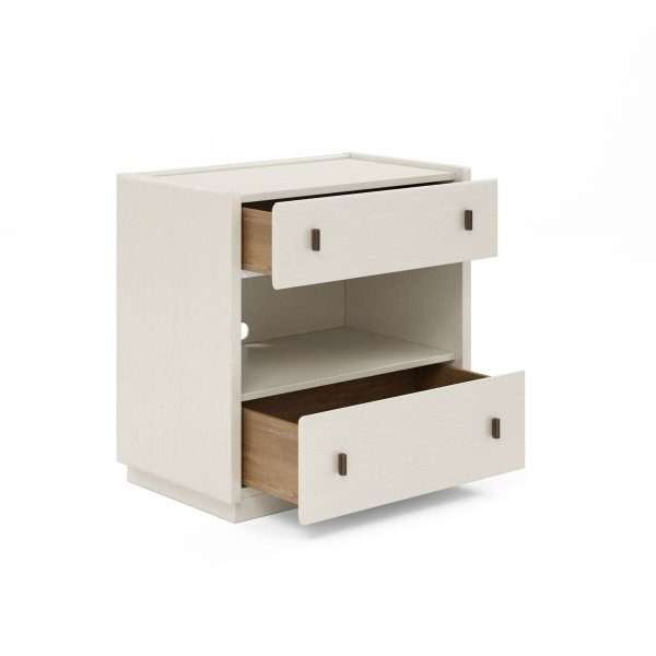 BLANC 2 DRAWER NIGHTSTAND - Image 2